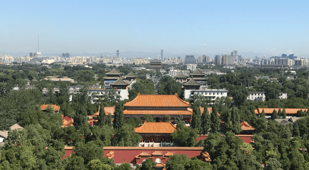 Parque de Jingshan en Pekín