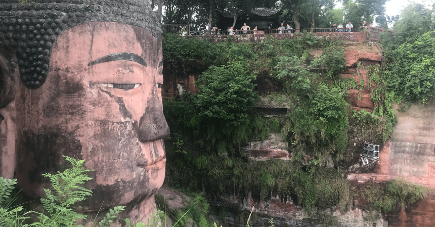 El Gran Buda de Leshan desde Chengdu