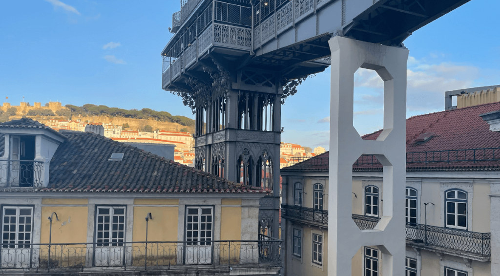 Elevador de Santa Justa en Lisboa