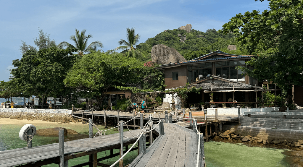 Entrada a la isla Koh Nang Yuan