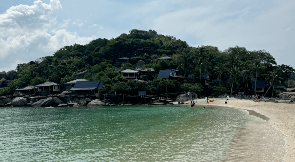 Una de las playas de la isla Koh Nang Yuan