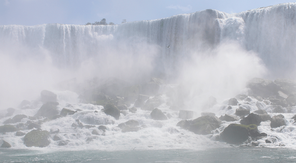 Cataratas del Niágara desde el barco