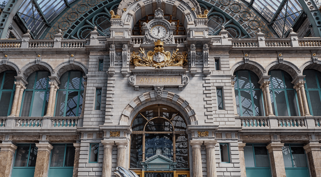 Estación de tren en Amberes