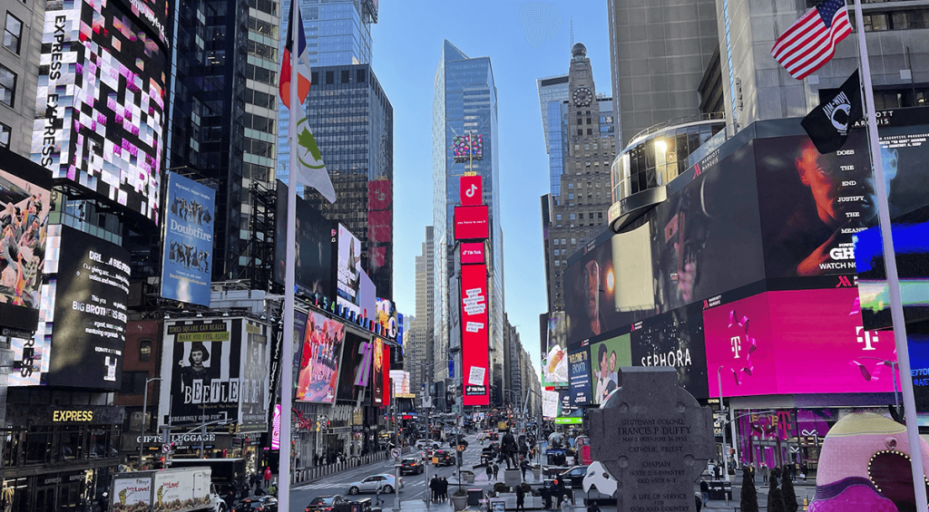 Times Square, imprescindible que ver en 5 días en Nueva York